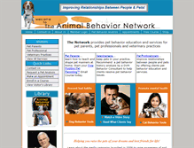 Tablet Screenshot of animalbehavior.net